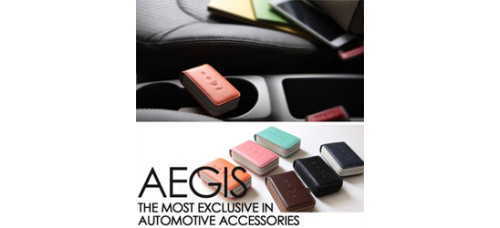 AEGIS SMART POP KEY LEATHER HOLDER FOR HYUNDAI GENESIS 2008-13