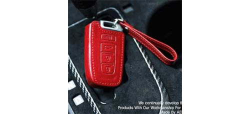 AEGIS HYUNDAI AVANTE MD - HAND MADE SMART KEY LEATHER KEY HOLDER