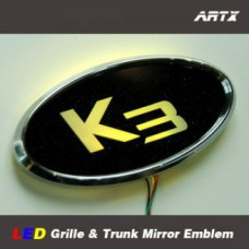 ARTX KIA K3 - LED MIRROR TUNING EMBLEM SET