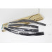 AUTOCLOVER SMOKED DOOR VISOR SET FOR HYUNDAI ACCENT 2011-15