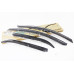 AUTOCLOVER SMOKED DOOR VISOR SET FOR KIA PICANTO 2011-15