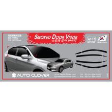 AUTOCLOVER SMOKED DOOR VISOR SET FOR HONDA ACCORD 2012-15