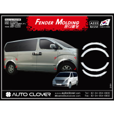 AUTOCLOVER FENDER MOLDING_C SET FOR HYUNDAI GRAND STAREX 2009-15