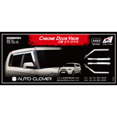 AUTOCLOVER CHROME DOOR VISOR SET FOR KIA SOUL 2008-12