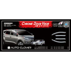 AUTOCLOVER CHROME DOOR VISOR FOR TUCSON IX35 2009-15