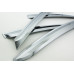 AUTOCLOVER CHROME DOOR VISOR SET FOR HYUNDAI SONATA 2009-15