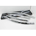 AUTOCLOVER CHROME DOOR VISOR SET FOR HYUNDAI ACCENT 2011-15 MNR