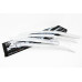 AUTOCLOVER CHROME DOOR VISOR SET FOR KIA PICANTO 2011-15