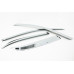 AUTOCLOVER CHROME DOOR VISOR SET FOR KIA PICANTO 2011-15