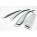AUTOCLOVER CHROME DOOR VISOR SET FOR KIA PICANTO 2011-15