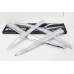 AUTOCLOVER CHROME DOOR VISOR SET FOR HYUNDAI ACCENT 2011-15