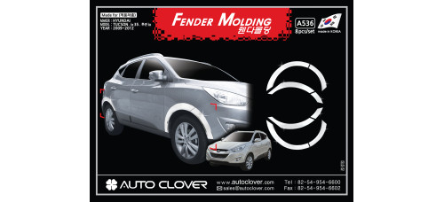 AUTOCLOVER FENDER MOLDING_C FOR HYUNDAI TUCSON IX35 2009-15