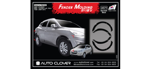 AUTOCLOVER FENDER MOLDING_C FOR HYUNDAI TUCSON IX35 2009-15 AUTOCLOVER FENDER MOLDING_C FOR HYUNDAI TUCSON IX35 2009-15