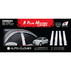 AUTOCLOVER PVC PILLAR MOLDING SET FOR HYUNDAI ACCENT 2011-15