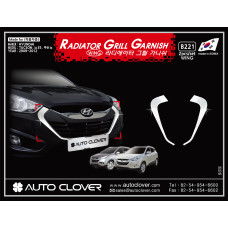AUTOCLOVER RADIATOR GRILL GARNISH FOR HYUNDAI TUCSON IX35 2009-15