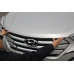 AUTOCLOVER RADIATOR GRILL GARNISH SET FOR HYUNDAI SANTA FE 2012-15