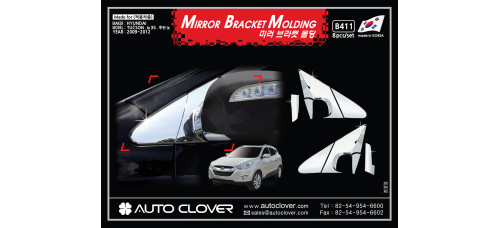 AUTOCLOVER MIRROR BRACKET MOLDING FOR HYUNDAI TUCSON IX35 2009-15