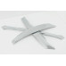 AUTOCLOVER CHROME HOOD GUARD SET FOR TUCSON IX35 2009-15