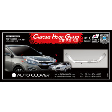 AUTOCLOVER CHROME HOOD GUARD SET FOR TUCSON IX35 2009-15
