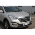 AUTOCLOVER CHROME HOOD GUARD SET FOR HYUNDAI SANTA FE 2012-15