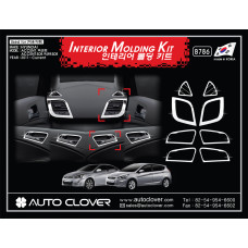 AUTOCLOVER INTERIOR MOLDING KIT HYUNDAI ACCENT SOLARIS 2011-15