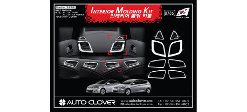 AUTOCLOVER INTERIOR MOLDING KIT HYUNDAI ACCENT SOLARIS 2011-15