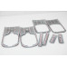 AUTOCLOVER DOOR HANDLE MOLDING SET FOR GRAND STAREX ILOAD 2007-15