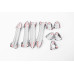 AUTOCLOVER DOOR HANDLE MOLDING SET FOR KIA PICANTO 2011-14