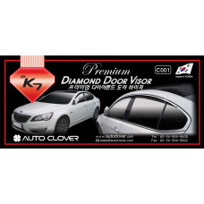 AUTOCLOVER PREMIUM DIAMOND DOOR VISOR SET FOR KIA K7 2009-15