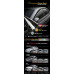 AUTOCLOVER DIAMOND DOOR VISOR SET FOR HYUNDAI SANTA FE 2012-15
