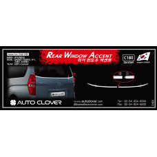 AUTOCLOVER REAR WINDOW ACCENT SET HYUNDAI GRAND STAREX 2007-15 AUTOCLOVER REAR WINDOW ACCENT SET HYUNDAI GRAND STAREX 2007-15