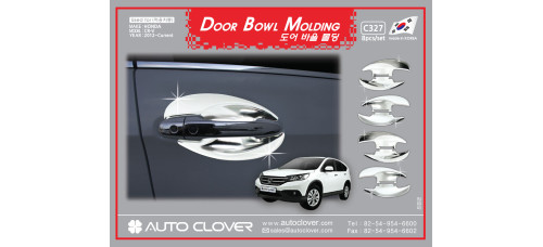 AUTOCLOVER DOOR BOWL MOLDING SET FOR HONDA CRV 2012-15