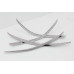 AUTOCLOVER CHROME BUMPER MOLDING SET FOR KIA K3 CERATO 2012-15