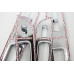 AUTOCLOVER INTERIOR MOLDING SET FOR KIA SORENTO R 2012-13
