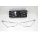 AUTOCLOVER HEAD LAMP GARNISH SET FOR HYUNDAI SANTA FE 2012-15