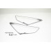 AUTOCLOVER HEAD LAMP GARNISH SET FOR HYUNDAI SANTA FE 2012-15