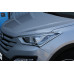 AUTOCLOVER HEAD LAMP GARNISH SET FOR HYUNDAI SANTA FE 2012-15