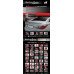 AUTOCLOVER REAR LAMP GARNISH SET FOR HYUNDAI SANTA FE 2012-15