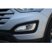 AUTOCLOVER FOG LAMP GARNISH SET FOR HYUNDAI SANTA FE 2012-15