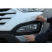AUTOCLOVER FOG LAMP GARNISH SET FOR HYUNDAI SANTA FE 2012-15