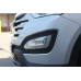 AUTOCLOVER FOG LAMP GARNISH SET FOR HYUNDAI SANTA FE 2012-15