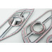AUTOCLOVER FOG LAMP GARNISH SET FOR HONDA CRV 2012-15