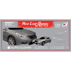 AUTOCLOVER HEAD LAMP GARNISH SET FOR HONDA ACCORD 2012-15 AUTOCLOVER HEAD LAMP GARNISH SET FOR HONDA ACCORD 2012-15