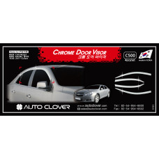 AUTOCLOVER CHROME DOOR VISOR SET CHEVROLET MALIBU 2011-15