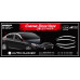AUTOCLOVER CHROME DOOR VISOR SET FOR HYUNDAI GENESIS 2008-13