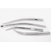 AUTOCLOVER CHROME DOOR VISOR SET FOR TOYOTA COROLLA 2011-13