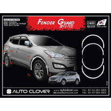 AUTOCLOVER FENDER GUARD_C SET FOR HYUNDAI SANTA FE 2012-15