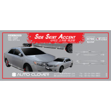 AUTOCLOVER SIDE SKIRT ACCENT SET FOR TOYOTA CAMRY 2012-14