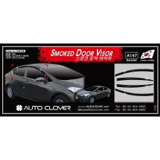 AUTOCLOVER SMOKED DOOR VISOR SET FOR KIA K3 CERATO 2012-15 AUTOCLOVER SMOKED DOOR VISOR SET FOR KIA K3 CERATO 2012-15