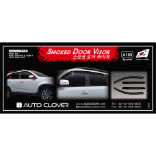 AUTOCLOVER SMOKED DOOR VISOR FOR KIA SORENTO R 2012-13